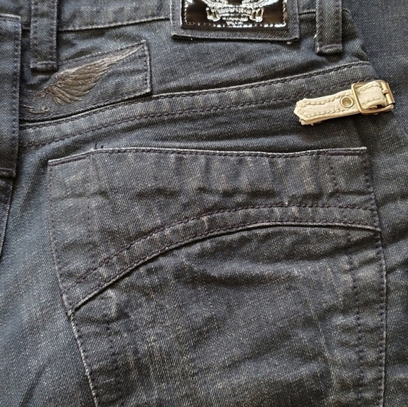 NWOT Men's Robin's Jean White Strap Size 33/34 - Picture 7 of 9